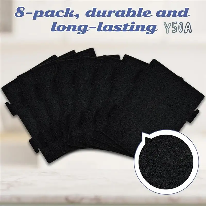 Y50A-8Pcs Replacement Air Filters For Microwave Oven,Activated Charcoal Air Filters For Whirlpool YKMLS311,YWML55011,WML75011
Y50A-8Pcs Replacement Air Filters For Microwave Oven,Activated Charcoal Air Filters For Whirlpool YKMLS311,YWML55011,WML75011