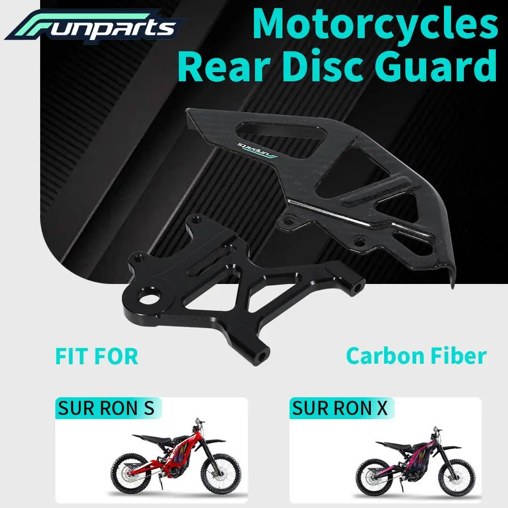 Funparts Motorcycles Rear Disc Guard Cover Carbon Fiber Protection For Surron S X Off-Road Electric Vehicle Dirt Pit Bike E-bike
Funparts Motorcycles Rear Disc Guard Cover Carbon Fiber Protection For Surron S X Off-Road Electric Vehicle Dirt Pit Bike E-bike