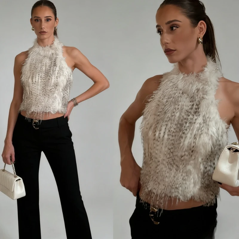 Tsiisd Sexy Necklace Tassel Backless Tank Top Contrast Streetwear Patchwork Spring 2026 New Cropped Y2k Top Women Vest Tank Top
Tsiisd Sexy Necklace Tassel Backless Tank Top Contrast Streetwear Patchwork Spring 2026 New Cropped Y2k Top Women Vest Tank Top