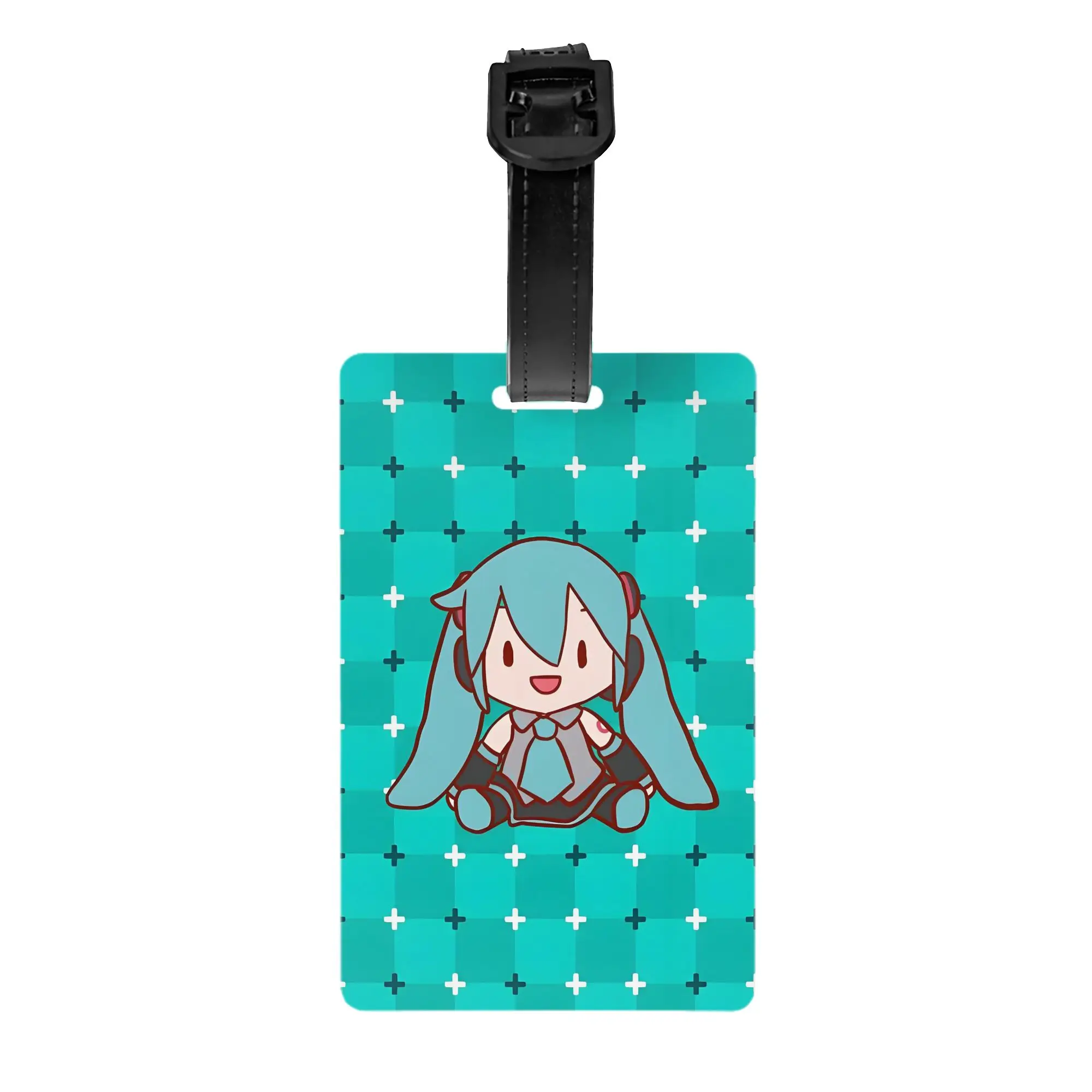 Custom Hatsuned Mikues Cartoon Luggage Tag for Suitcases Fashion Baggage Tags Privacy Cover ID Label
Custom Hatsuned Mikues Cartoon Luggage Tag for Suitcases Fashion Baggage Tags Privacy Cover ID Label