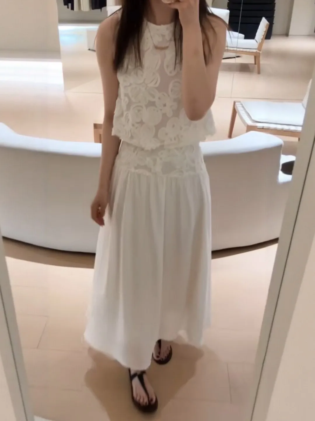 Summer Fashion Women's Lace Patchwork Sleeveless Top High Waist Skirt Two-Piece Set Breathable round Neck Straight Cut
Summer Fashion Women's Lace Patchwork Sleeveless Top High Waist Skirt Two-Piece Set Breathable round Neck Straight Cut