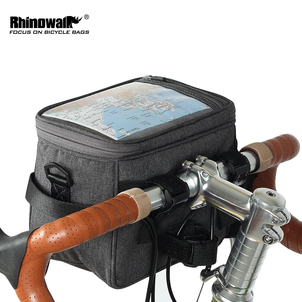 Rhinowalk Bike Cooler Handlebar Bag Insulation Multifunction Bicycle Front Tube Bag with Touch Screen Shoulder Strap Raincover
Rhinowalk Bike Cooler Handlebar Bag Insulation Multifunction Bicycle Front Tube Bag with Touch Screen Shoulder Strap Raincover