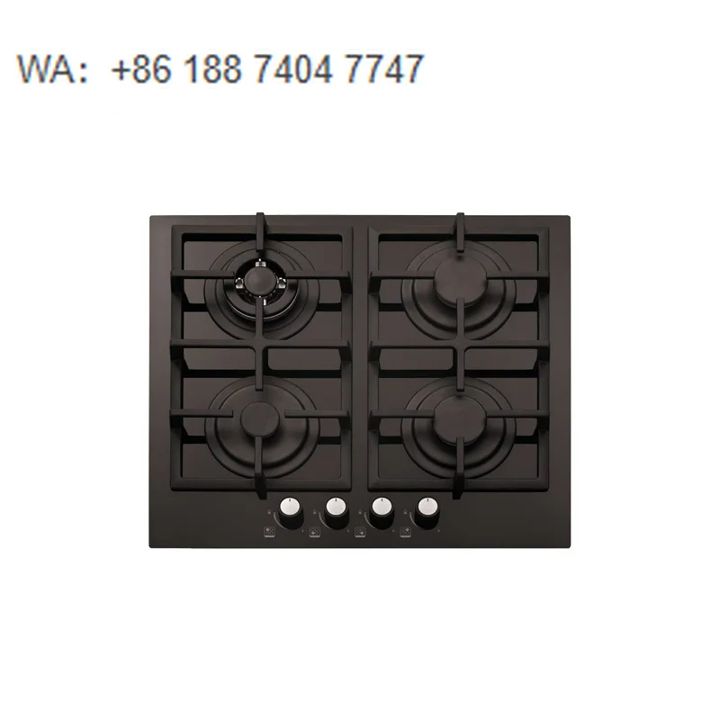 Modern 4 Burners Built-in Gas Cooktop,Black Glass Hob with User-Friendly Design, Ideal for Small Kitchens & Apartments
Modern 4 Burners Built-in Gas Cooktop,Black Glass Hob with User-Friendly Design, Ideal for Small Kitchens & Apartments