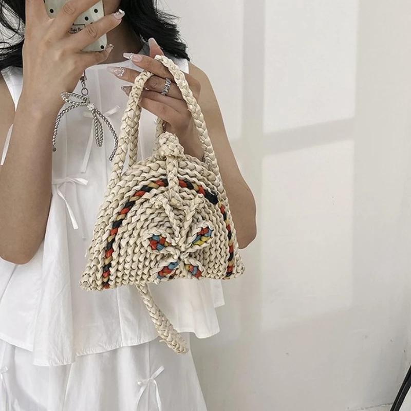 Women Weaving Clutches Top-handle Bag Large Portable Shoulder Bag Summer Beach Purses Shopper Satchel Female Tote Bags Handbags
Women Weaving Clutches Top-handle Bag Large Portable Shoulder Bag Summer Beach Purses Shopper Satchel Female Tote Bags Handbags