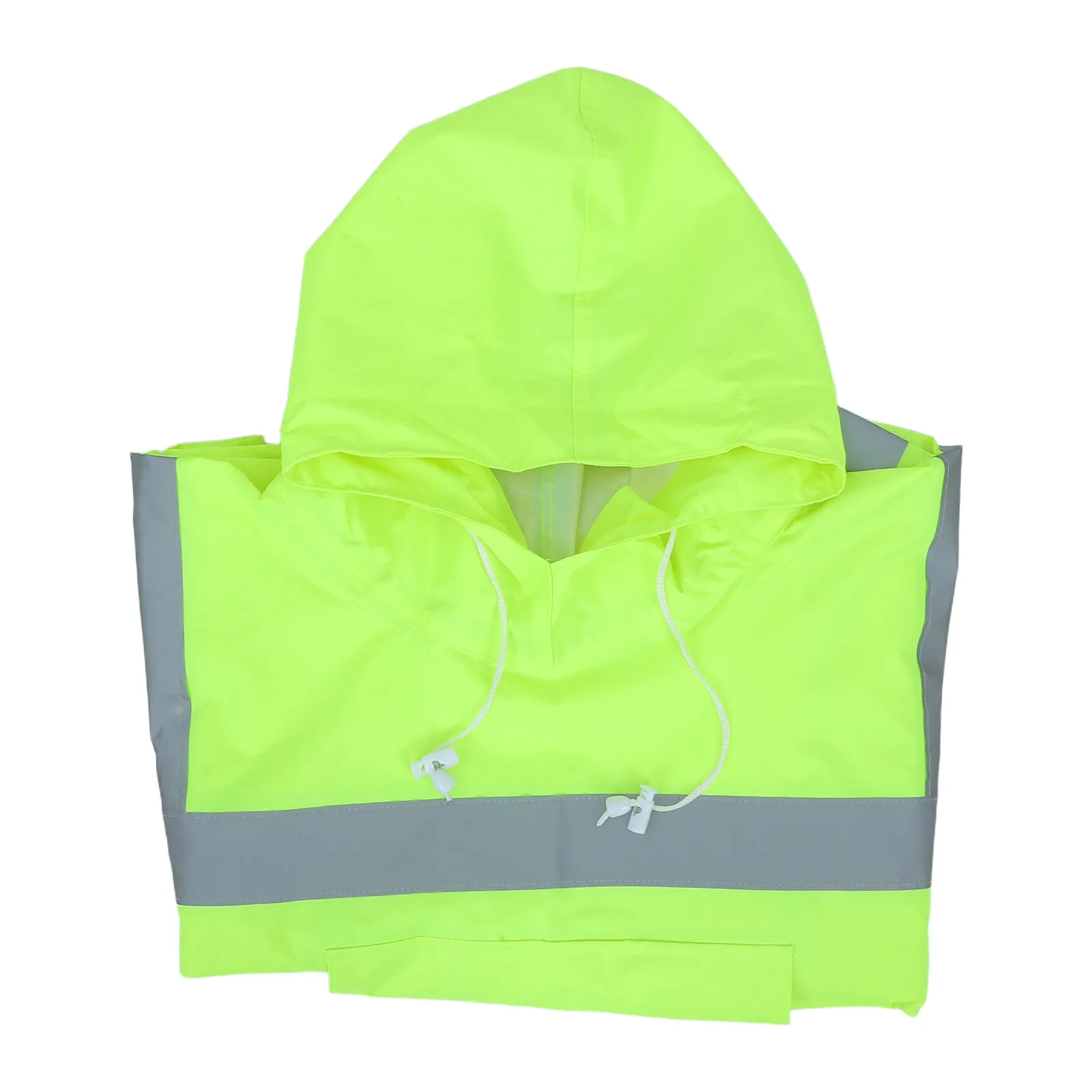 Mens Hooded Raincoat Fluorescent Reflective High Visibility Rain Poncho Waterproof Adjustable Hood Large Front Pocket Outdoor
Mens Hooded Raincoat Fluorescent Reflective High Visibility Rain Poncho Waterproof Adjustable Hood Large Front Pocket Outdoor