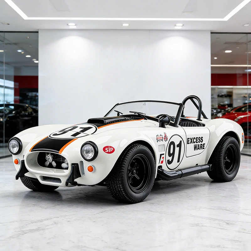 Модель автомобиля Ford Shelby Cobra 427 S/C, масштаб 1:24, модифицированная, из сплава, со звуком и светом, с функцией отката, детская игрушка, коллекционный предмет, подарок на день рождения
Модель автомобиля Ford Shelby Cobra 427 S/C, масштаб 1:24, модифицированная, из сплава, со звуком и светом, с функцией отката, детская игрушка, коллекционный предмет, подарок на день рождения