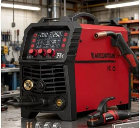 ARCCAPTAIN MIG250 Multi-Process MIG/TIG/ARC Welder 6 in 1 IGBT Inverter Gasless MIG w/ Spool Ready 110V 220V Dual Volt
ARCCAPTAIN MIG250 Multi-Process MIG/TIG/ARC Welder 6 in 1 IGBT Inverter Gasless MIG w/ Spool Ready 110V 220V Dual Volt