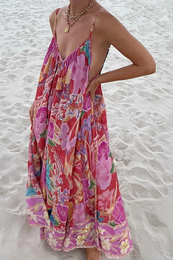 SKMY 2025 Summer New Fashion Printed Spaghetti Strap Dress Y2k Clothes Loose Casual Vacation Dress Beach Wear For Women
SKMY 2025 Summer New Fashion Printed Spaghetti Strap Dress Y2k Clothes Loose Casual Vacation Dress Beach Wear For Women