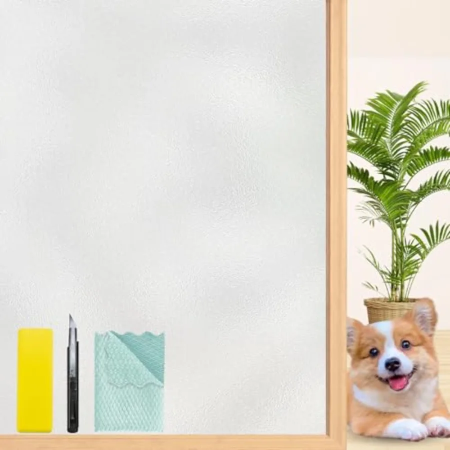 Frosted Glass Window Privacy Film Decorative, 35.4 x 157 inch Bathroom Window Privacy Film for Glass Windows Cover, Static Clin
Frosted Glass Window Privacy Film Decorative, 35.4 x 157 inch Bathroom Window Privacy Film for Glass Windows Cover, Static Clin