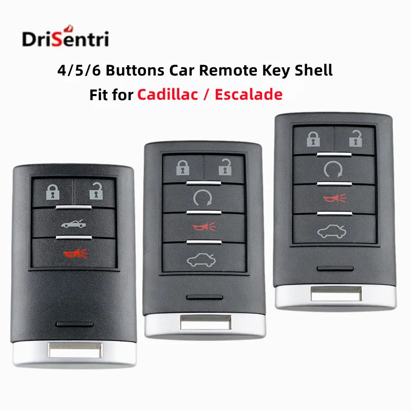 4/5/6 Buttons Car Remote Key Shell with Small Key Blade Keyless Entry Auto Key Case Fit for Cadillac- / Chevrolet- Corvette-
4/5/6 Buttons Car Remote Key Shell with Small Key Blade Keyless Entry Auto Key Case Fit for Cadillac- / Chevrolet- Corvette-