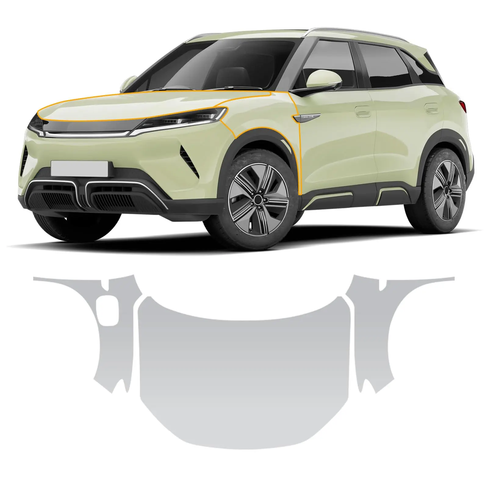 8.5Mil Pre-cut PPF Kit For BYD Yuan UP ATTO 2 2024 2025 TPU Clear Paint Protection Film Scratch-Resistant Exterior Accessories
8.5Mil Pre-cut PPF Kit For BYD Yuan UP ATTO 2 2024 2025 TPU Clear Paint Protection Film Scratch-Resistant Exterior Accessories