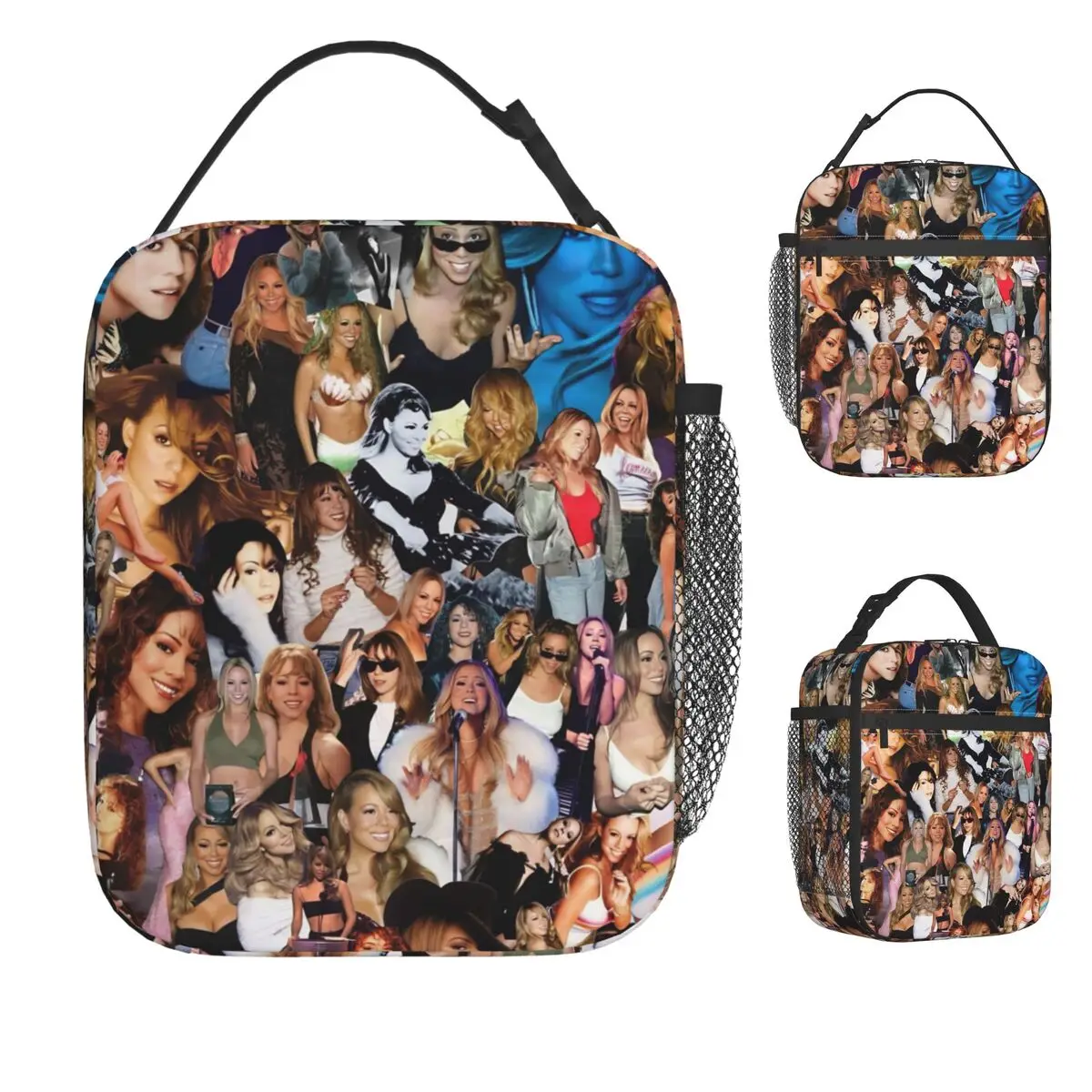 Mariah Carey Christmas It's Time Lunch Bag All I Want For Christmas Is You Zipper Lunch Box Cooler Bag Thermal Tote Handbags
Mariah Carey Christmas It's Time Lunch Bag All I Want For Christmas Is You Zipper Lunch Box Cooler Bag Thermal Tote Handbags