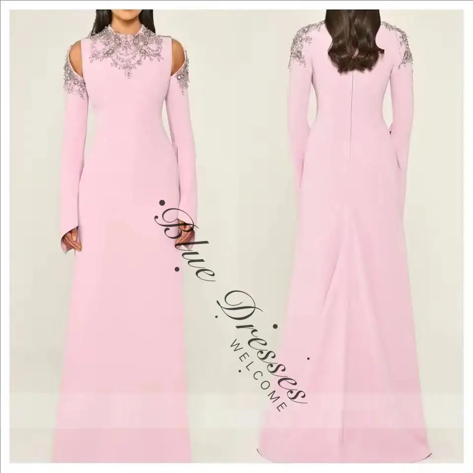 customized Long Sleeves Beadings Prom Dresses vestidos de Floor Length Off-Shoulder Luxury Evening Dresses2025
customized Long Sleeves Beadings Prom Dresses vestidos de Floor Length Off-Shoulder Luxury Evening Dresses2025