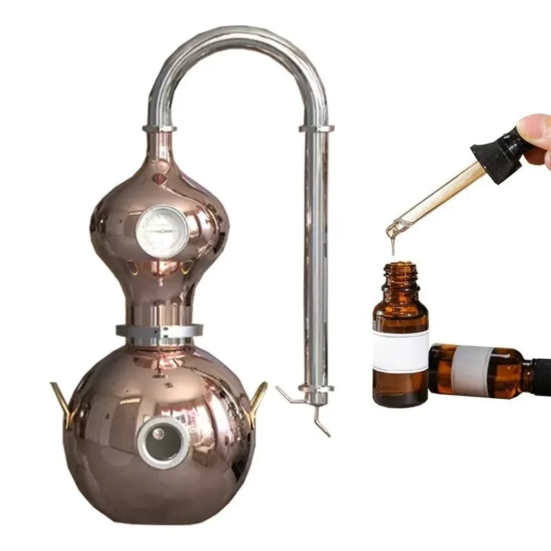 Light distillation equipment made of traditional gourd-shaped copper for the production of perfumes essential oils and alcohols
Light distillation equipment made of traditional gourd-shaped copper for the production of perfumes essential oils and alcohols