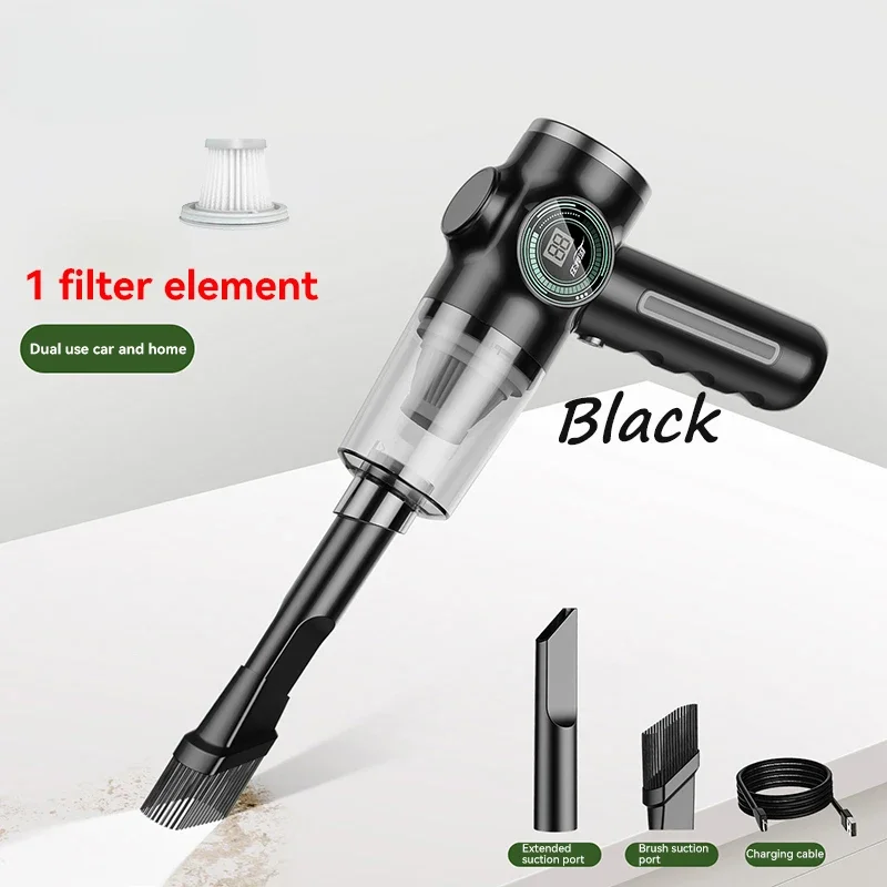Car Vehicle Vacuum Cleaner 9800000PA 5in1 Wireless Cleaner Wet Dry Double-use Handheld Portable Car Mini Vacuum Cleaner
Car Vehicle Vacuum Cleaner 9800000PA 5in1 Wireless Cleaner Wet Dry Double-use Handheld Portable Car Mini Vacuum Cleaner