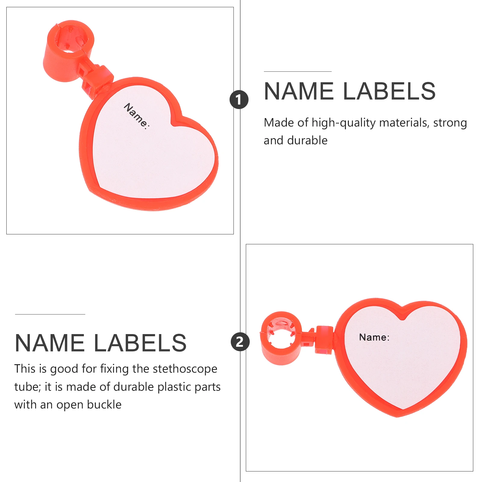 5Pcs Two-Sided Stethoscope Name Tag Plastic Id Clip Detachable Identification Holder for Medical Use Tube Holder
5Pcs Two-Sided Stethoscope Name Tag Plastic Id Clip Detachable Identification Holder for Medical Use Tube Holder