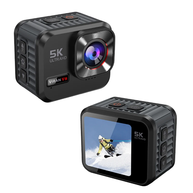 Мини-спортивная камера 5K с сенсорным экраном и зумом, экшн-камера EIS 30 м, водонепроницаемая камера для видеоблогов
Мини-спортивная камера 5K с сенсорным экраном и зумом, экшн-камера EIS 30 м, водонепроницаемая камера для видеоблогов