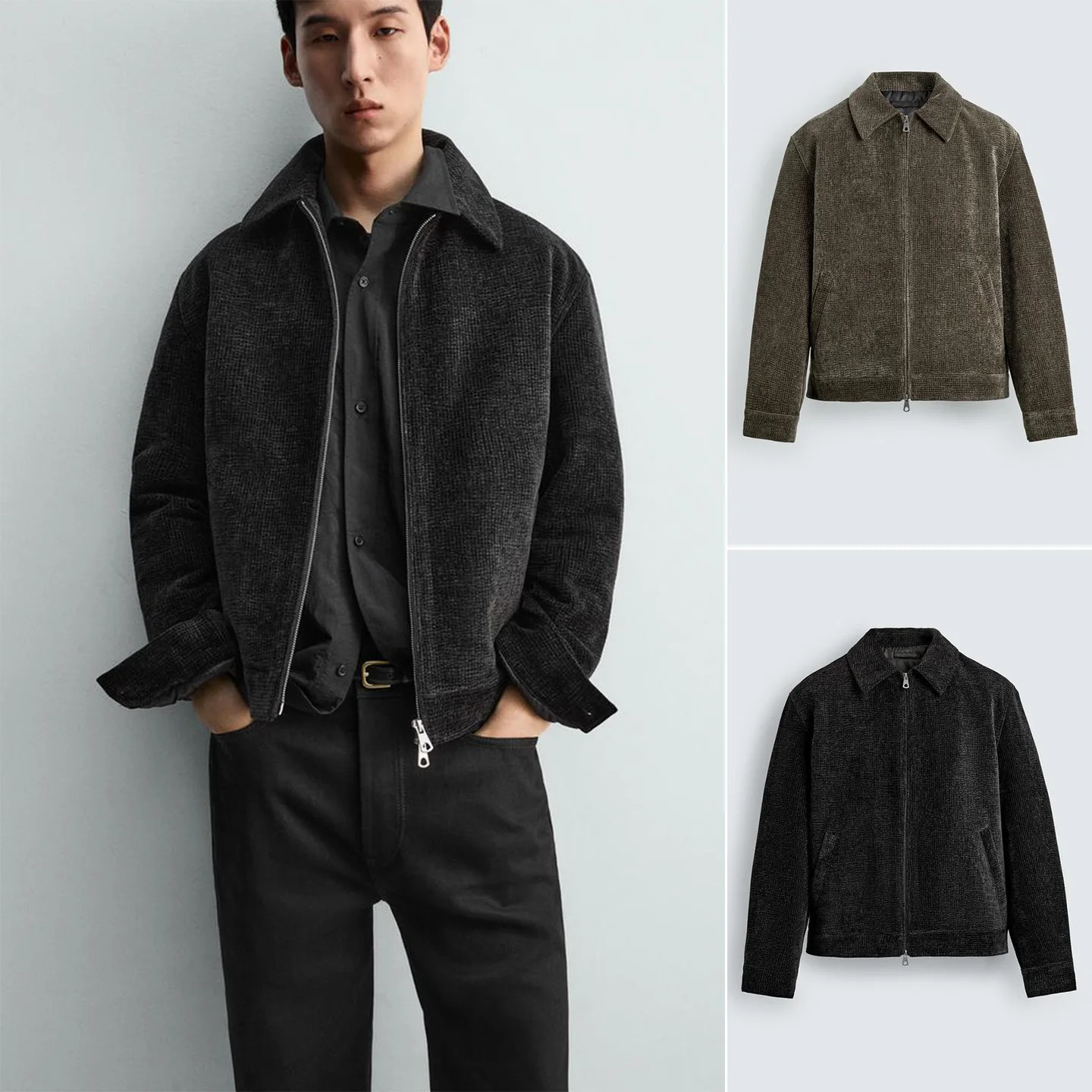 Весенняя новинка: Мужская свободная куртка-жакет из вельвета в стиле ретро с отложным воротником, на молнии, из полиэфирного волокна, для молодежи
Весенняя новинка: Мужская свободная куртка-жакет из вельвета в стиле ретро с отложным воротником, на молнии, из полиэфирного волокна, для молодежи