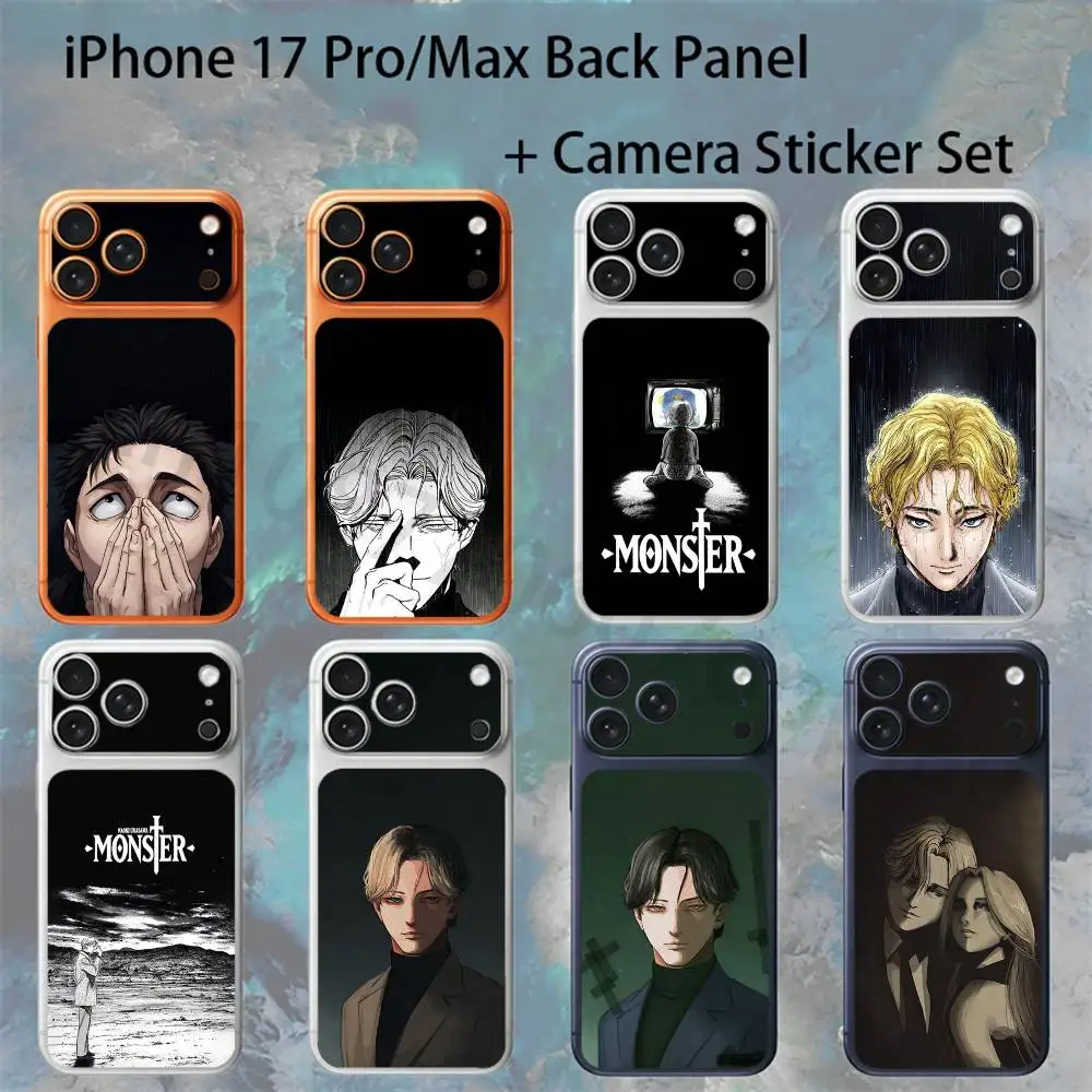 Johan Liebert M-Monster For iPhone 17Pro/ProMax Battry Back Cover with Camera Decal Skin Rear Protective Sticker Film
Johan Liebert M-Monster For iPhone 17Pro/ProMax Battry Back Cover with Camera Decal Skin Rear Protective Sticker Film