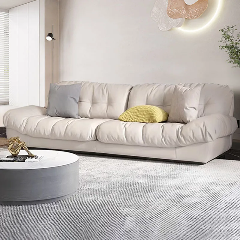 Italian minimalist cream sofa light luxury simple modern living room clothing store sofa
Italian minimalist cream sofa light luxury simple modern living room clothing store sofa