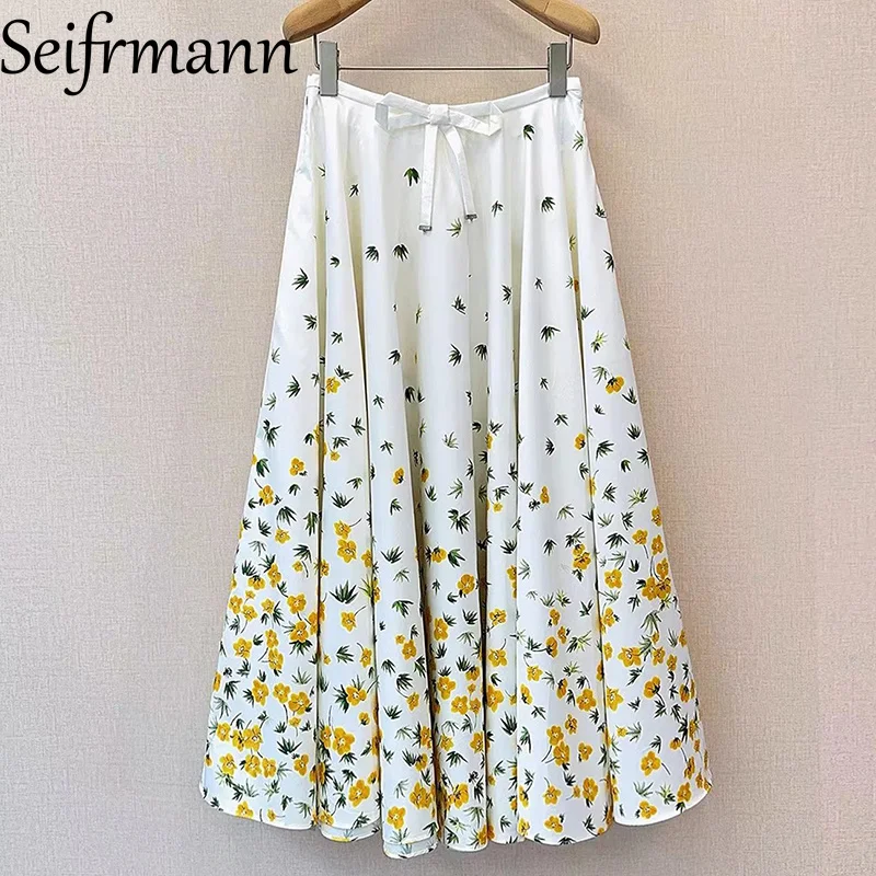 Seifrmann 2026 Spring Women's clothing New style Waist Bowknot Fashionable Cotton Printed Long Skirt
Seifrmann 2026 Spring Women's clothing New style Waist Bowknot Fashionable Cotton Printed Long Skirt