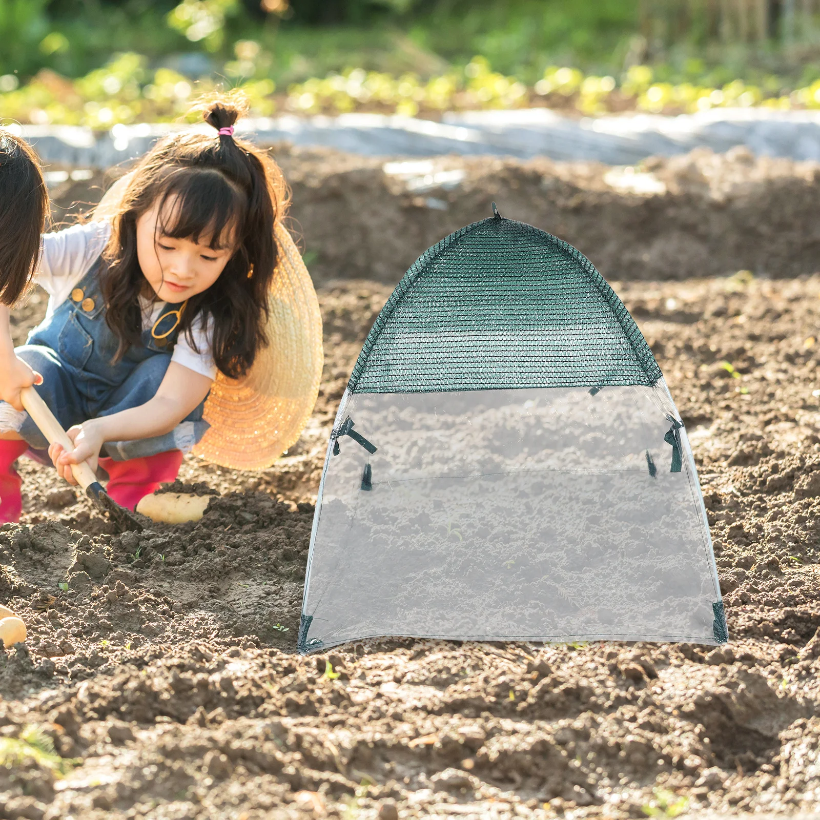 Mesh Plant Enclosure Cover Pe Garden Netting Secure Ground Stakes for Outdoor Winter Plant Covers Frost Protection Tent Garden
Mesh Plant Enclosure Cover Pe Garden Netting Secure Ground Stakes for Outdoor Winter Plant Covers Frost Protection Tent Garden