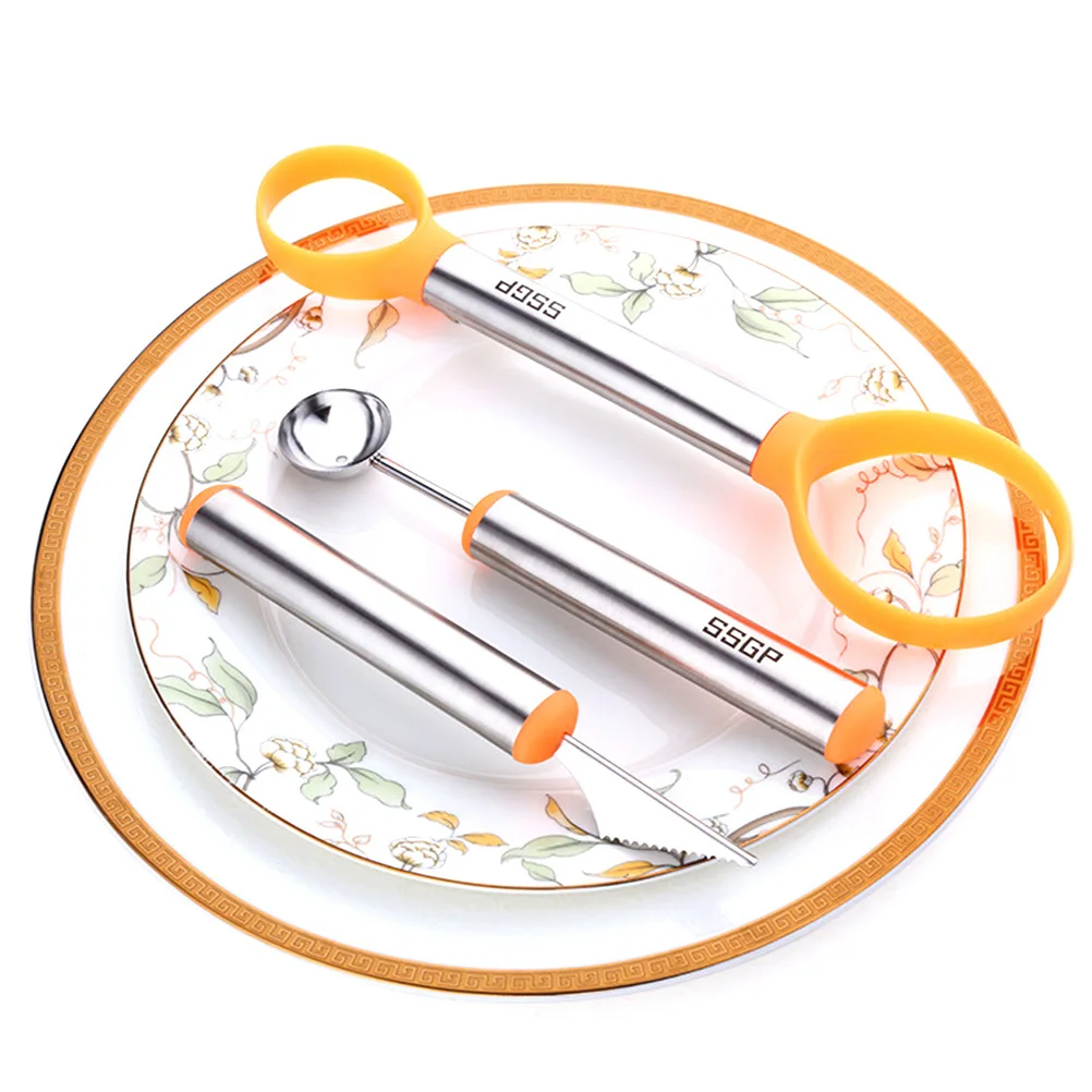3Pcs Fruit Carving Tools Set Stainless Steel Carving Knife Melon Baller Fruit Peeler Multi Functional Kitchen Tool
3Pcs Fruit Carving Tools Set Stainless Steel Carving Knife Melon Baller Fruit Peeler Multi Functional Kitchen Tool