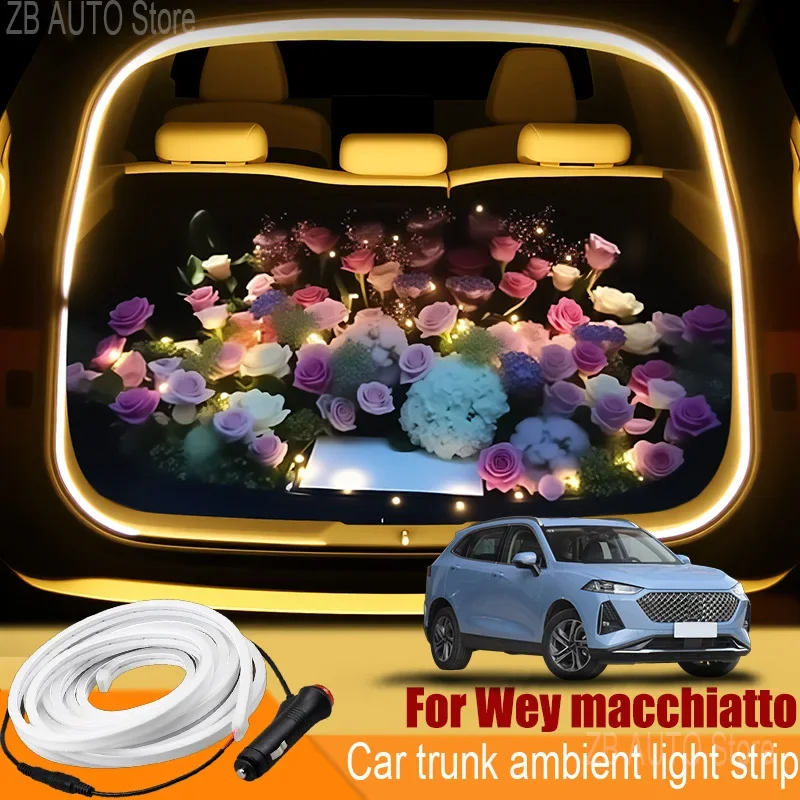 For wey macchiatto Automobile trunk ambient light automatic sensing car interior lighting with accessories
For wey macchiatto Automobile trunk ambient light automatic sensing car interior lighting with accessories