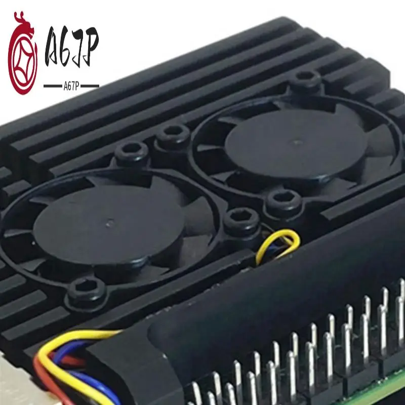 A67P-Aluminum Alloy Case Cover Cooling Protective Box With PWM Fan For Raspberry Pi 5
A67P-Aluminum Alloy Case Cover Cooling Protective Box With PWM Fan For Raspberry Pi 5