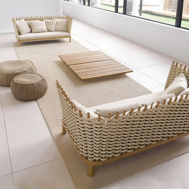 High-end solid wood villa sofa combination outdoor courtyard garden hanging chair
High-end solid wood villa sofa combination outdoor courtyard garden hanging chair
