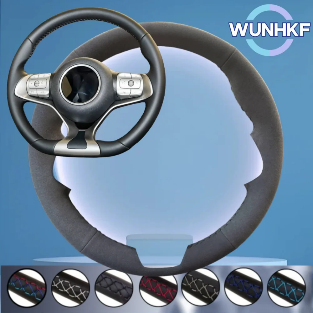 Оплетка на руль автомобиля на заказ для BYD Atto 3 EV 2022 2023 Dolphin 2023 2024, дышащая замшевая накидка на руль, аксессуары
Оплетка на руль автомобиля на заказ для BYD Atto 3 EV 2022 2023 Dolphin 2023 2024, дышащая замшевая накидка на руль, аксессуары