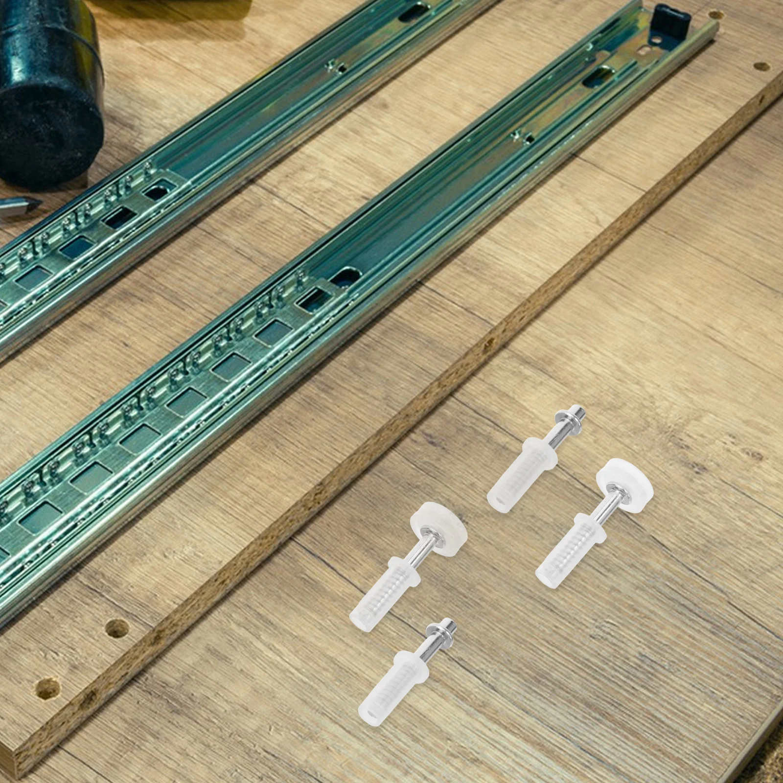 4Pcs Bi-Fold Door Hardware Kit Folding Closet Door Top Guide Roller Pivot Set Sliding Wheels Replacement Folding Wardrobe
4Pcs Bi-Fold Door Hardware Kit Folding Closet Door Top Guide Roller Pivot Set Sliding Wheels Replacement Folding Wardrobe