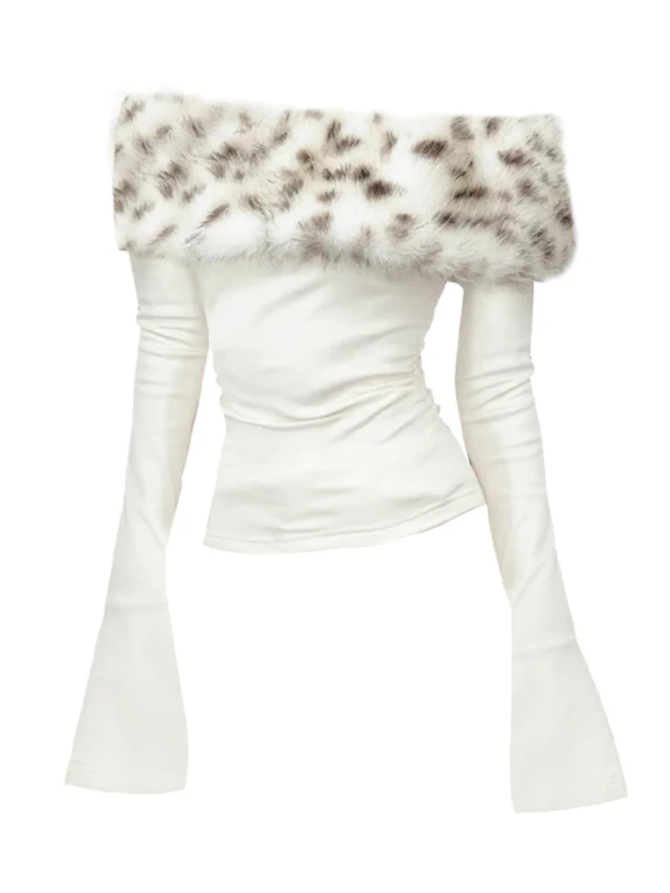 Vintage Long Sleeve Retro Leopard Print Crop Top Off Shoulder Aesthetic T-Shirt Tees Y2k Sexy Streetwear Style Spring Fashion
Vintage Long Sleeve Retro Leopard Print Crop Top Off Shoulder Aesthetic T-Shirt Tees Y2k Sexy Streetwear Style Spring Fashion