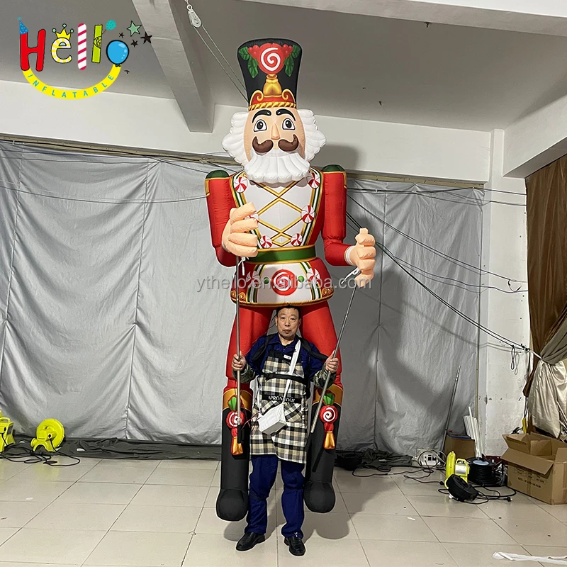 Inflatable Xmas Santa Claus Nutcracker Costume Street Party Walking Inflatable Christmas Santa Claus Costume
Inflatable Xmas Santa Claus Nutcracker Costume Street Party Walking Inflatable Christmas Santa Claus Costume