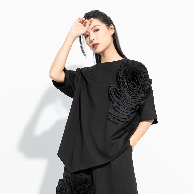 SuperAen Summer 2024 New Loose Floral Design Women's Casual Versatile Short Sleeve Pullover Tshirt
SuperAen Summer 2024 New Loose Floral Design Women's Casual Versatile Short Sleeve Pullover Tshirt