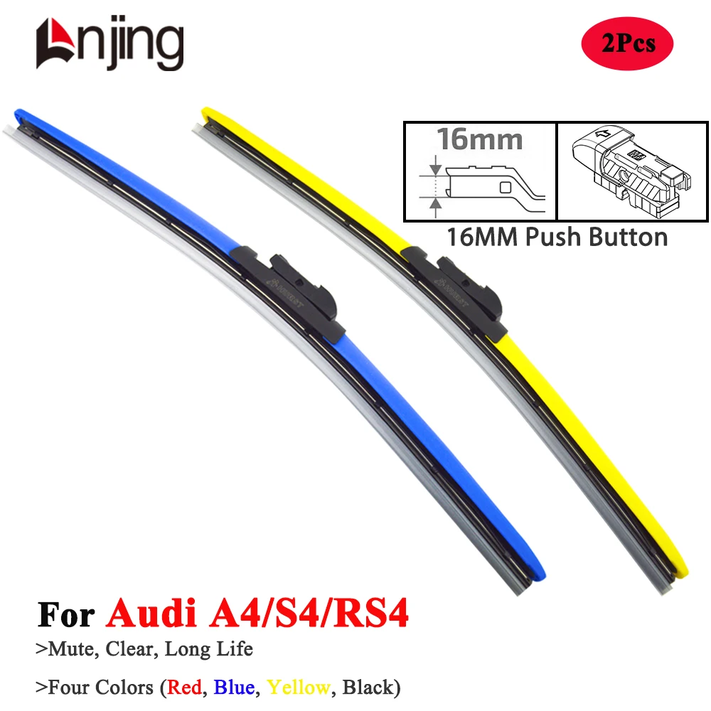 LNJING Colorful Wiper Blades For Audi A4 S4 RS4 Quattro B5 B6 B7 B8 B9 1995 2002 2007 2010 2013 2019 2024 2025 Car Accessories
LNJING Colorful Wiper Blades For Audi A4 S4 RS4 Quattro B5 B6 B7 B8 B9 1995 2002 2007 2010 2013 2019 2024 2025 Car Accessories