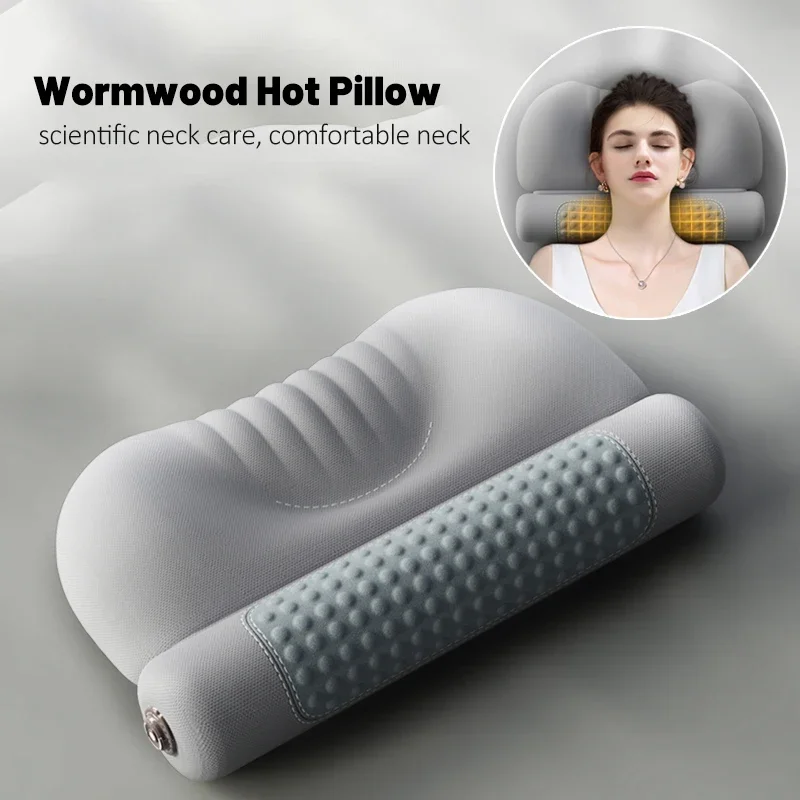 Neck Roll Pillows for Pain Relief Sleeping with Heating and Traction Function Ergonomic Contour Side Sleeper Pillow Cement Gray
Neck Roll Pillows for Pain Relief Sleeping with Heating and Traction Function Ergonomic Contour Side Sleeper Pillow Cement Gray