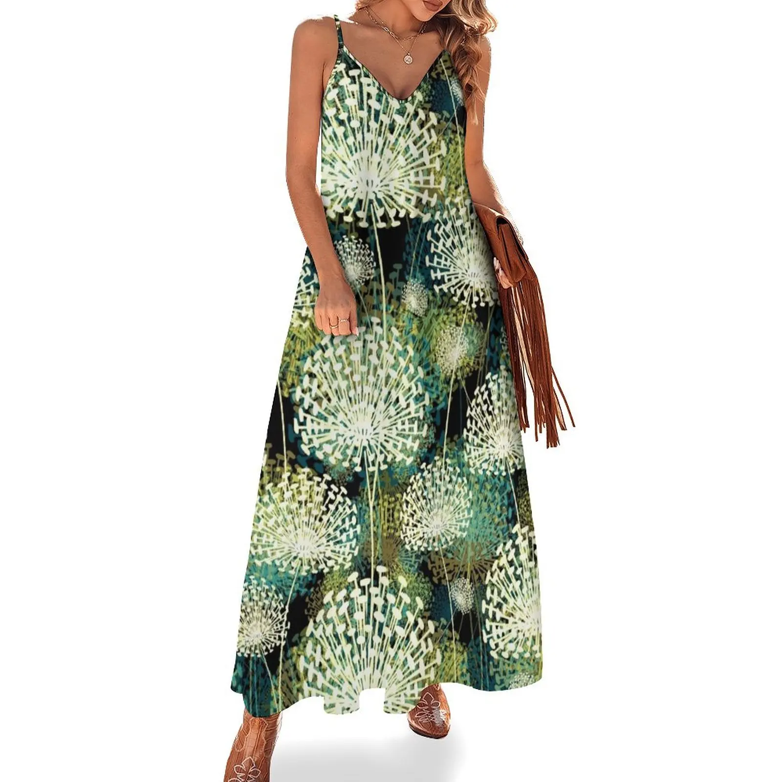 Dandelions Sleeveless Long Dress elegant chic wedding evening dresses summer dresses womens 2025 Dress
Dandelions Sleeveless Long Dress elegant chic wedding evening dresses summer dresses womens 2025 Dress
