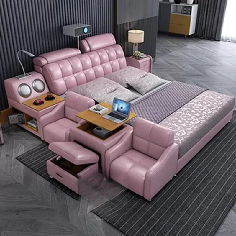 Royal European Double Bed Modern Whitr Wood Drawers Headboard Twin Double Bed Princess Sleeping Cama Lounge Suite Furniture
Royal European Double Bed Modern Whitr Wood Drawers Headboard Twin Double Bed Princess Sleeping Cama Lounge Suite Furniture