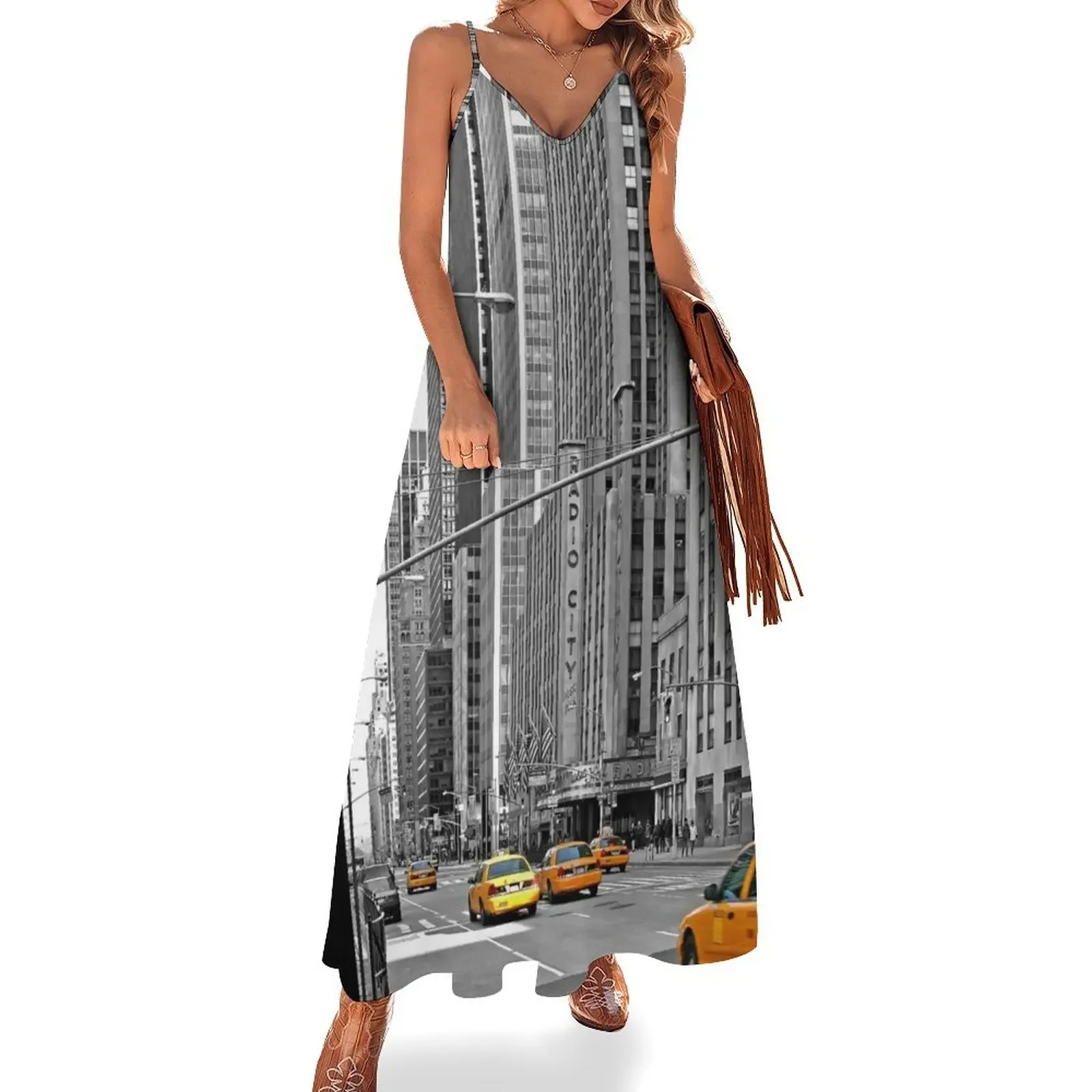 NYC Yellow Cabs Radio City Music Hall Sleeveless Dress ceremony dresses dress for women Dress
NYC Yellow Cabs Radio City Music Hall Sleeveless Dress ceremony dresses dress for women Dress