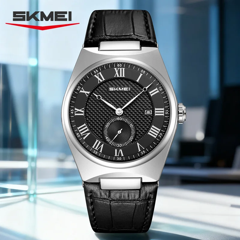 SKMEI 9390, классические пары, элегантные мужские кварцевые часы, римские водонепроницаемые кожаные ремешки, мужские повседневные деловые часы, reloj hombre
SKMEI 9390, классические пары, элегантные мужские кварцевые часы, римские водонепроницаемые кожаные ремешки, мужские повседневные деловые часы, reloj hombre