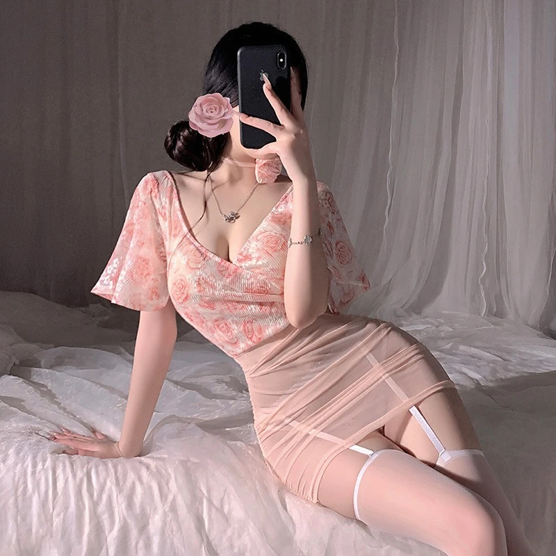 Sexy Lingerie Erotic Miss Secretary Cosplay Costumes Erotic Floral Hip Wrap Skirt OL Uniform Party Nightclub Performance Clothes
Sexy Lingerie Erotic Miss Secretary Cosplay Costumes Erotic Floral Hip Wrap Skirt OL Uniform Party Nightclub Performance Clothes