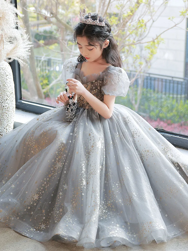 Children's Dress Princess Dress High-End Girl Costume for Piano Performance New Flower Girl Tulle Tutu Host Evening Dress Summer
Children's Dress Princess Dress High-End Girl Costume for Piano Performance New Flower Girl Tulle Tutu Host Evening Dress Summer
