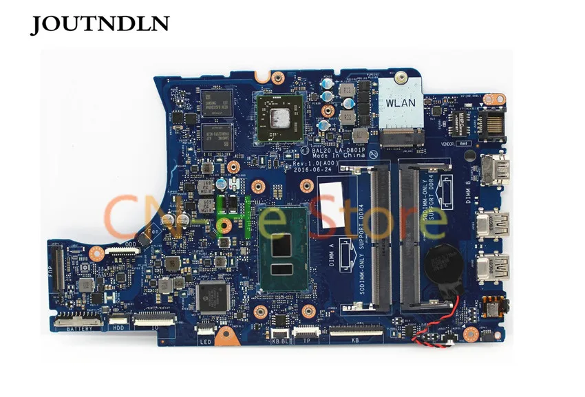 JOUTNDLN FOR Dell Inspiron 15 5767 5567 Laptop Motherboard LA-D801P 0Y8N7H CN-0Y8N7H W/ w/ i5-7200U and R7 M445 GPU
JOUTNDLN FOR Dell Inspiron 15 5767 5567 Laptop Motherboard LA-D801P 0Y8N7H CN-0Y8N7H W/ w/ i5-7200U and R7 M445 GPU