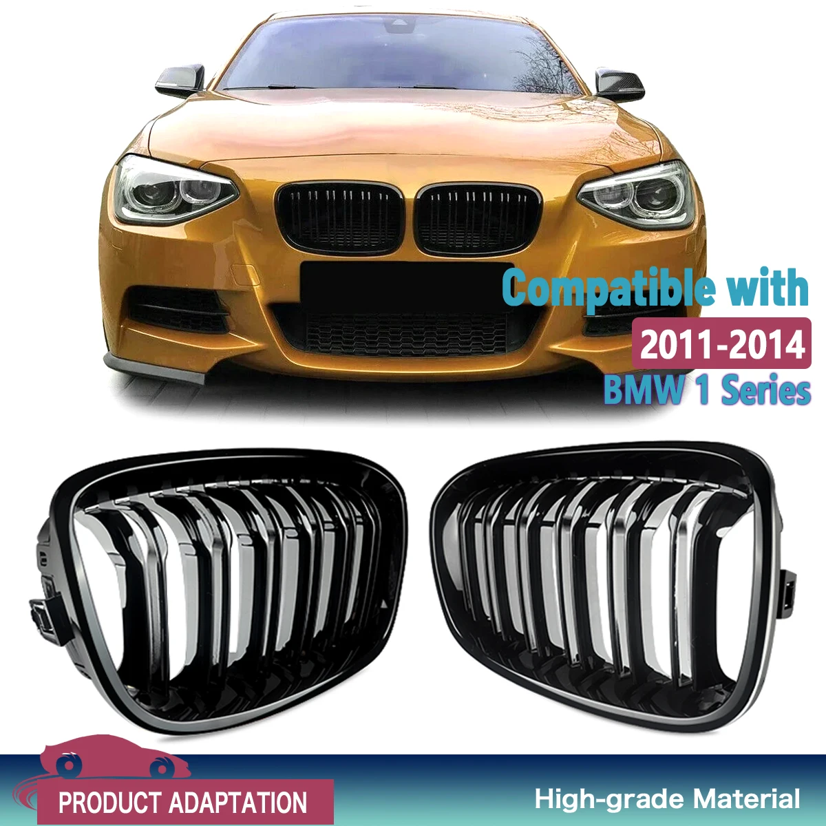 MagicKit Front Bumper Kidney Grille For BMW 1 Series F20 F21 LCI 2011-2015 120i 118i 116i 125B Racing Grills Car Accessories
MagicKit Front Bumper Kidney Grille For BMW 1 Series F20 F21 LCI 2011-2015 120i 118i 116i 125B Racing Grills Car Accessories