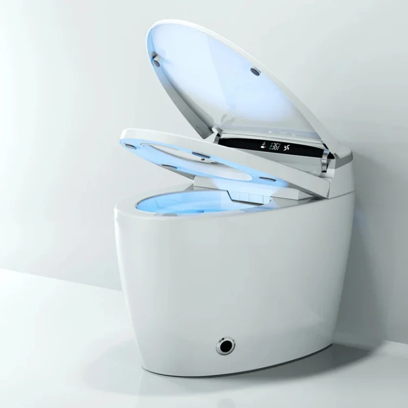 (Sea Shipping) Intelligent Electric Auto Flip Foot Sensor Flushing High Class Sanitary Ware Smart Toilet WC Washroom Bathroom
(Sea Shipping) Intelligent Electric Auto Flip Foot Sensor Flushing High Class Sanitary Ware Smart Toilet WC Washroom Bathroom