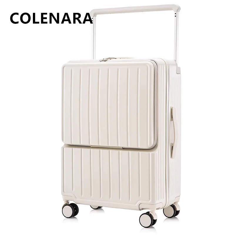 COLENARA Laptop Luggage 20"24"26 Inch Front Opening PC Boarding Case USB Charging Trolley Case with Wheels Travel Suitcase
COLENARA Laptop Luggage 20"24"26 Inch Front Opening PC Boarding Case USB Charging Trolley Case with Wheels Travel Suitcase