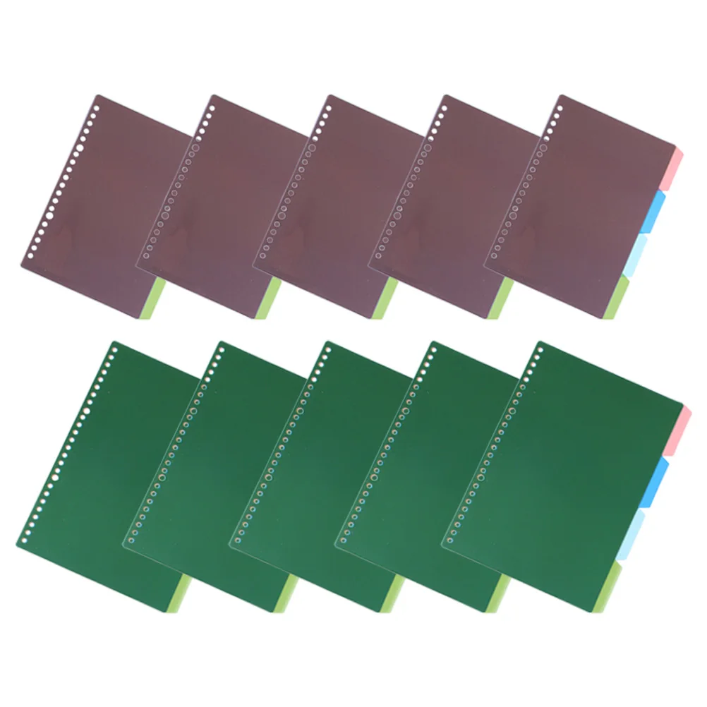Plastic Colored Index Dividers for Notebook 10 Sets Page Separators Binder Tabs Bright Design Easy Reference Clear
Plastic Colored Index Dividers for Notebook 10 Sets Page Separators Binder Tabs Bright Design Easy Reference Clear