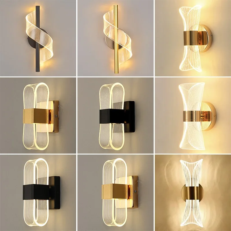 LED Bedside Lamp Acrylic Material Living Room Wall Lamp Three Color Temperature Staircase Hallway Background Light AC110-220V
LED Bedside Lamp Acrylic Material Living Room Wall Lamp Three Color Temperature Staircase Hallway Background Light AC110-220V