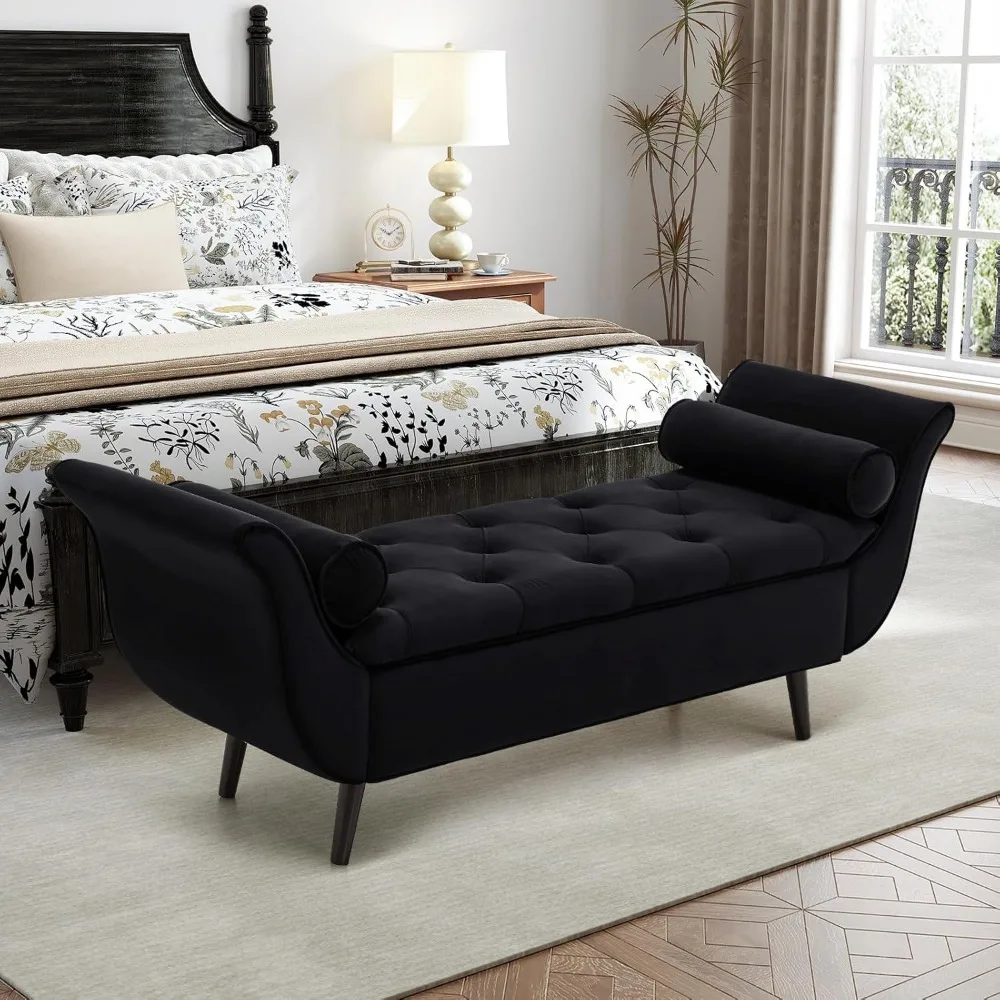 Storage Bench for Bedroom, 65 End of Bed Bench King Size, Comfy Velvet Tufted Upholstered Window Bench Indoor, Foot of Bed Stora
Storage Bench for Bedroom, 65 End of Bed Bench King Size, Comfy Velvet Tufted Upholstered Window Bench Indoor, Foot of Bed Stora
